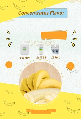 Ripe Banana Liquid Flavor Concentrate Zero Nicotine Pg Vg Mixed