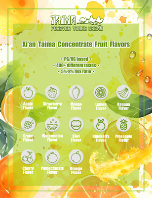 125ml 작은 패키지 전자 액체 용 담배 맛