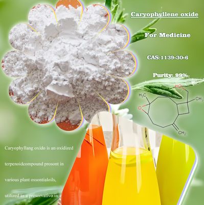 99% Pure Caryophyllene Oxide Industrial Flavor & Fragrance Ingredient CAS 1139-30-6 for beverage
