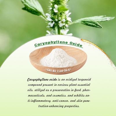 Wholesale 99% Purity Caryophyllene Oxide Powder with Antifungal Properties Neuroprotection and Insect Repellent CAS 1139-30-6