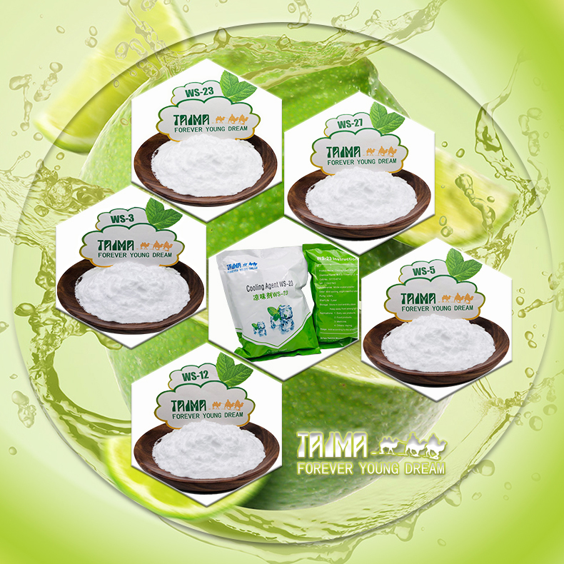 Xi'an Taima cooling agent WS-3,WS-23,WS-5,WS-12,WS-27 for E-liquid