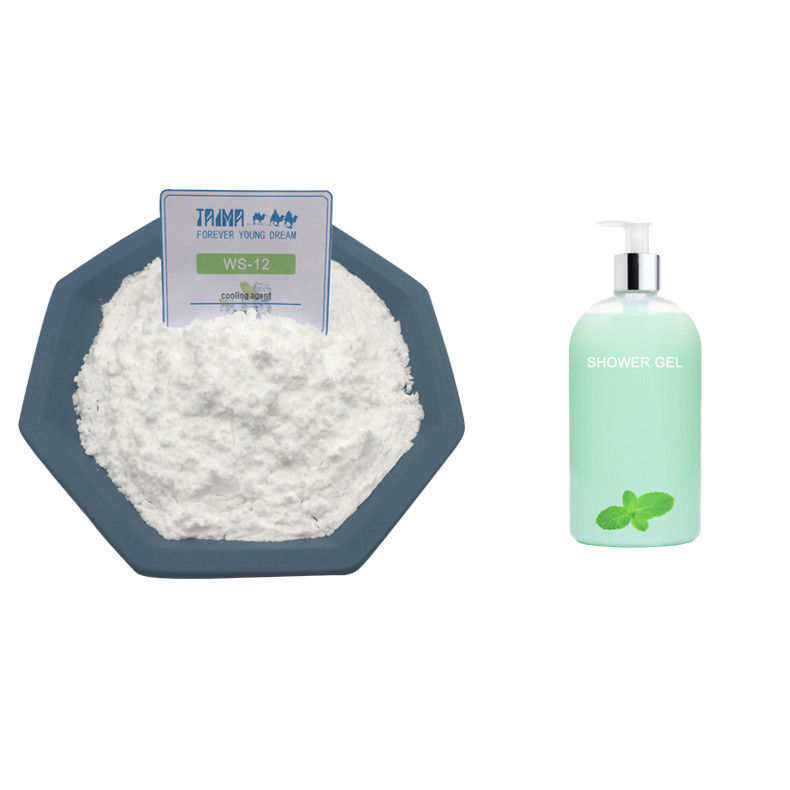 샤워 젤 및 화장품용으로 지속적인 냉각 효과를 제공하는 식품 등급 99% 순도 냉각제 WS-12