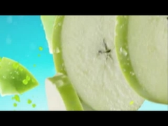 녹색 사과 과일 맛